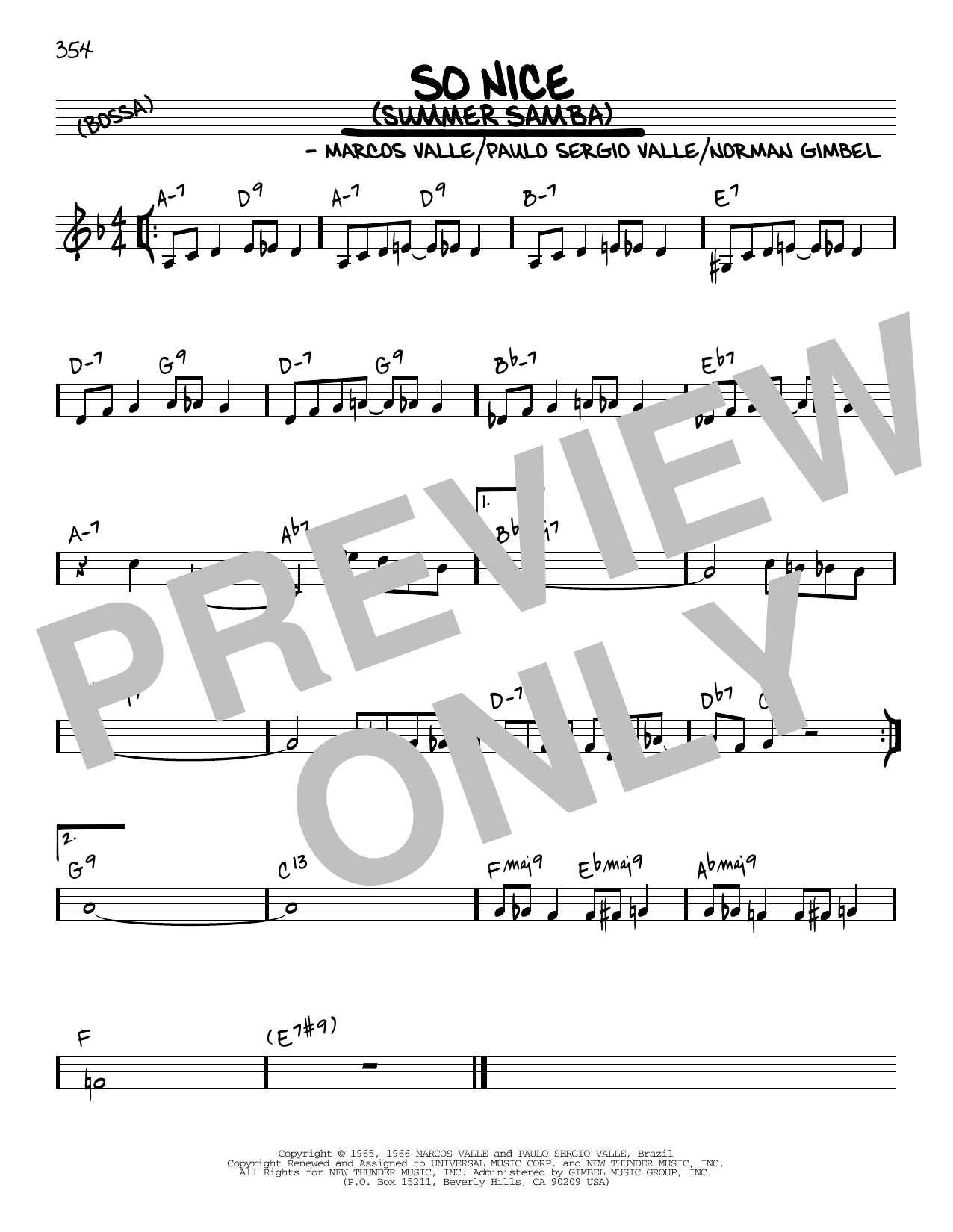 Produktbild zu:  So Nice (Summer Samba) [Reharmonized version] (arr. Jack Grassel) - Marcos Valle