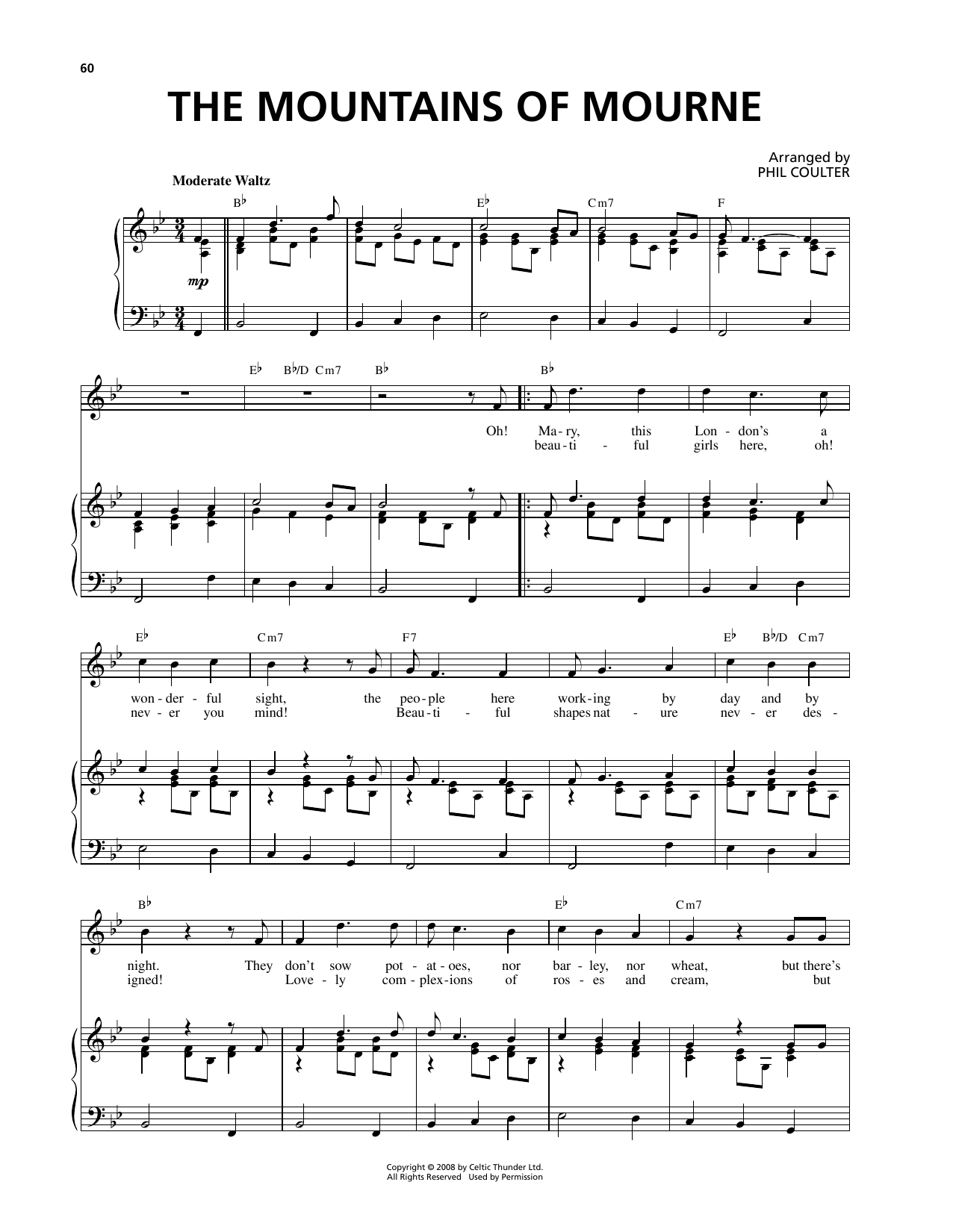 Produktgalerie: Seite 1 von 1 The Mountains Of Mourne, Celtic Thunder, Gesang, Klavier