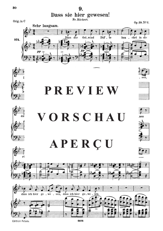 gallery: Dass sie hier gewesen! D.775 , , (Gesang mittel + Klavier)