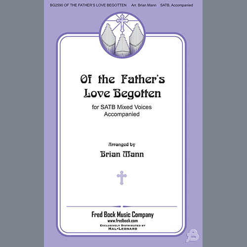 cover: Of The Father's Love Begotten, Brian Mann