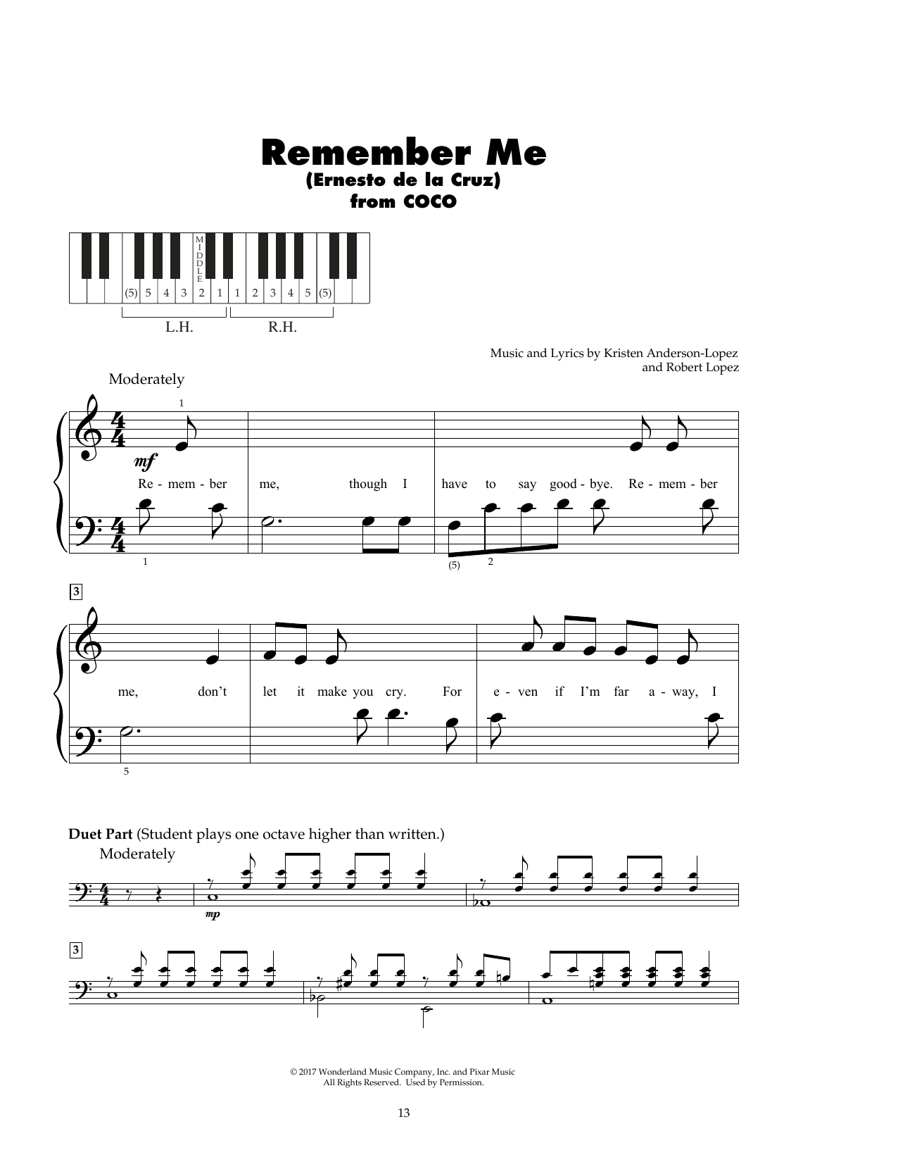 Product picture to: Remember Me (Ernesto de la Cruz) (from Coco)