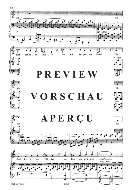 gallery: Erstarrung D.911-4 (Winterreise) , ,  (Gesang mittel + Klavier)