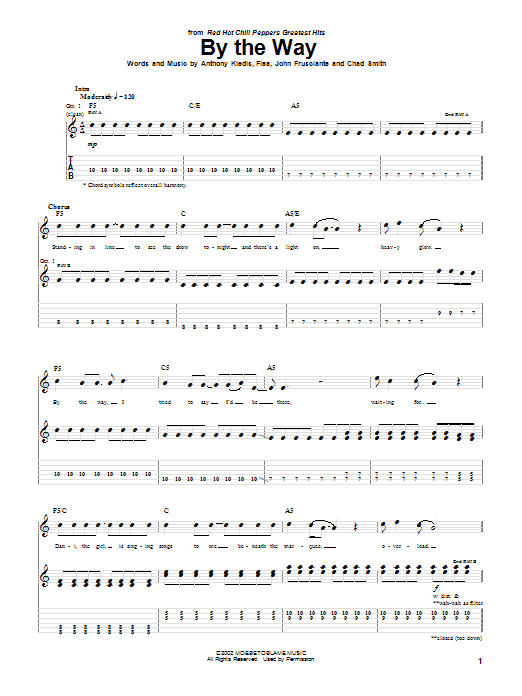 Product gallery: Page 1 of 1 By The Way, Red Hot Chili Peppers