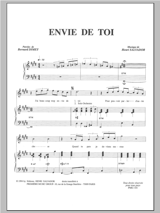 Product picture to: Envie De Toi