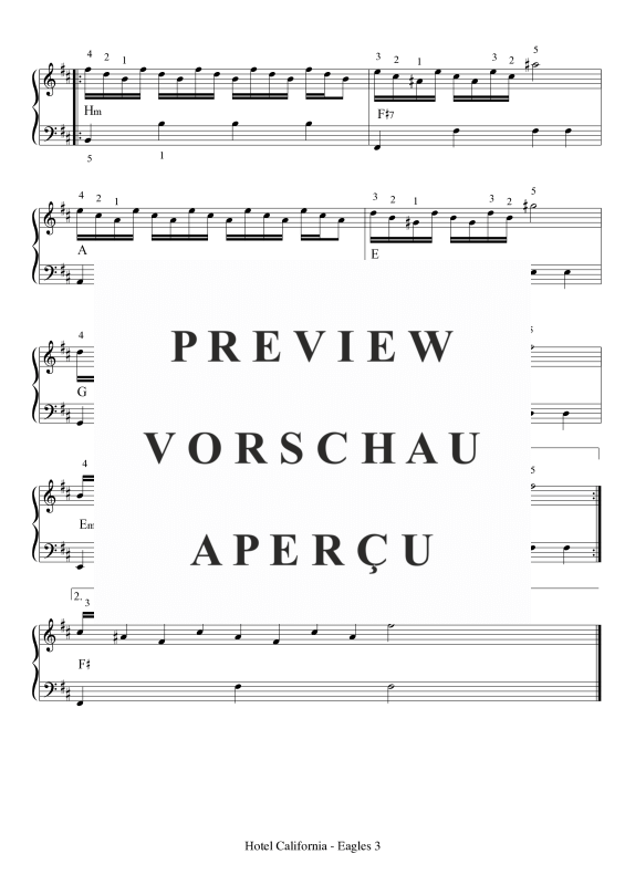 gallery: Hotel California, maerchenkoenig, (Klavier Solo)