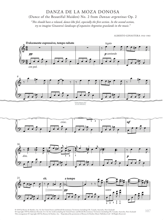 Produktbild zu: Danza de la Moza Donosa