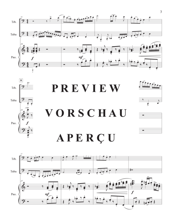 Product gallery: Page 6 of 21 Concertante , , (trombone, tuba and piano)