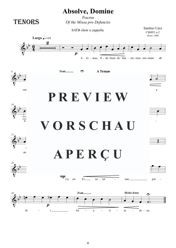 Product gallery: Page 7 of 8 Absolve, Domine - Tractus, , Mixed Choir A Cappella