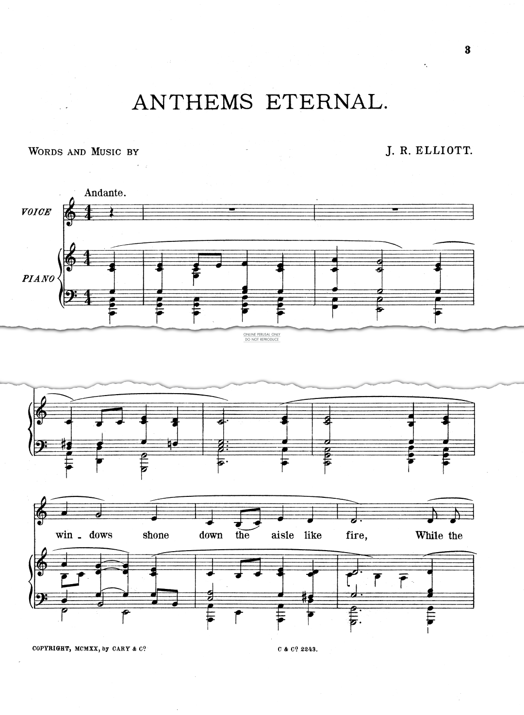 Produktgalerie: Seite 1 von 1 Anthems Eternal, J. R. Elliott, Gesang, Klavier