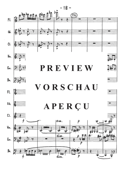 Produktgalerie: Seite 20 von 21 Sextet , , (Gemischtes Ensemble für Holzbläser Quintett + Euphonium Solo)