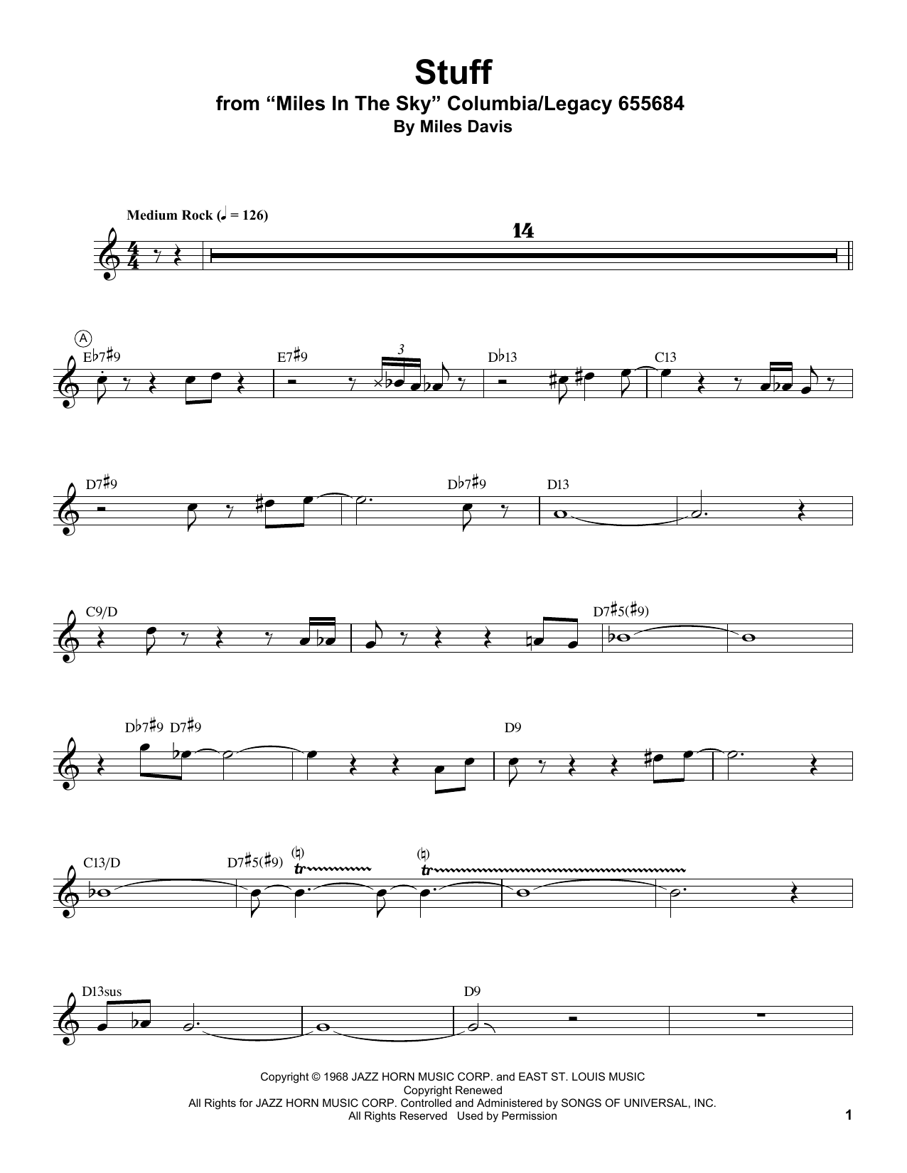 Produktgalerie: Seite 1 von 1 Stuff, Miles Davis, Trompete