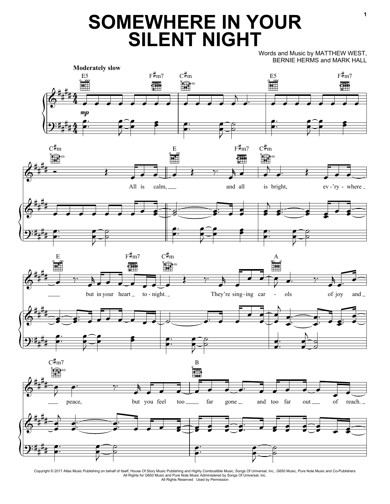 Produktbild zu: Somewhere In Your Silent Night