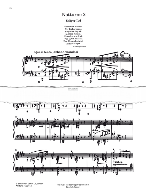 Product picture to: Liebestraume No.2 in E Major S541