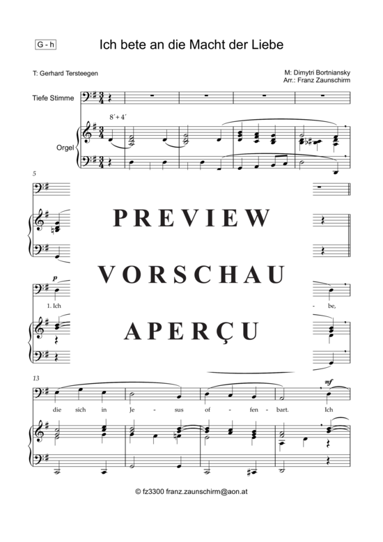 Product gallery: Page 2 of 7 Ich bete an die Macht der Liebe , , Low Voice and Organ