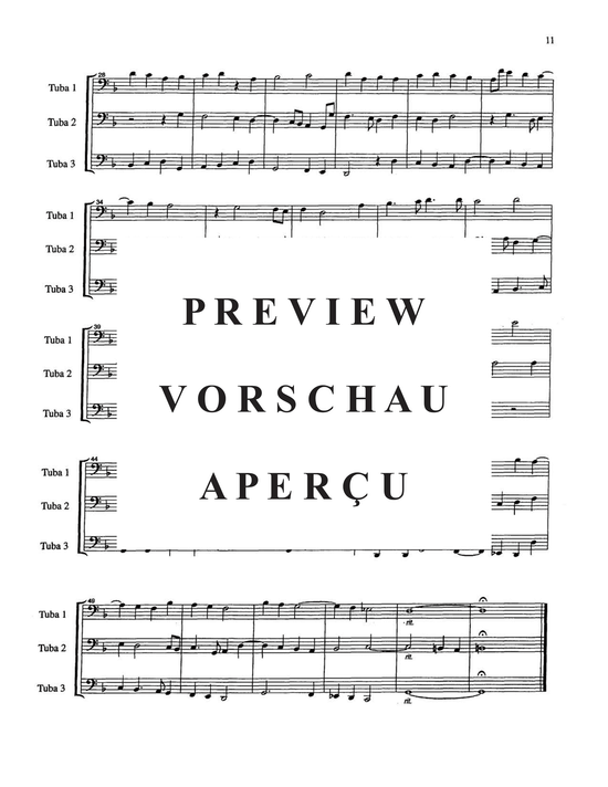 Produktgalerie: Seite 15 von 21 Fantasie a tre voci (fantasie for three instruments) , , Tubatrio