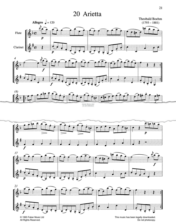 Product gallery: Page 1 of 1 Arietta, Theobald Boehm