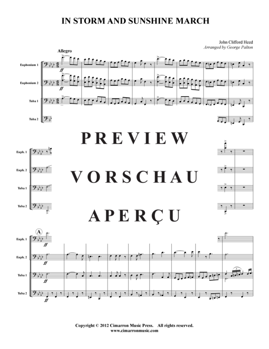 Product gallery: Page 2 of 17 In Storm and Sunshine , , (Tuba Quartet: 2x Baritone, 2xTuba)