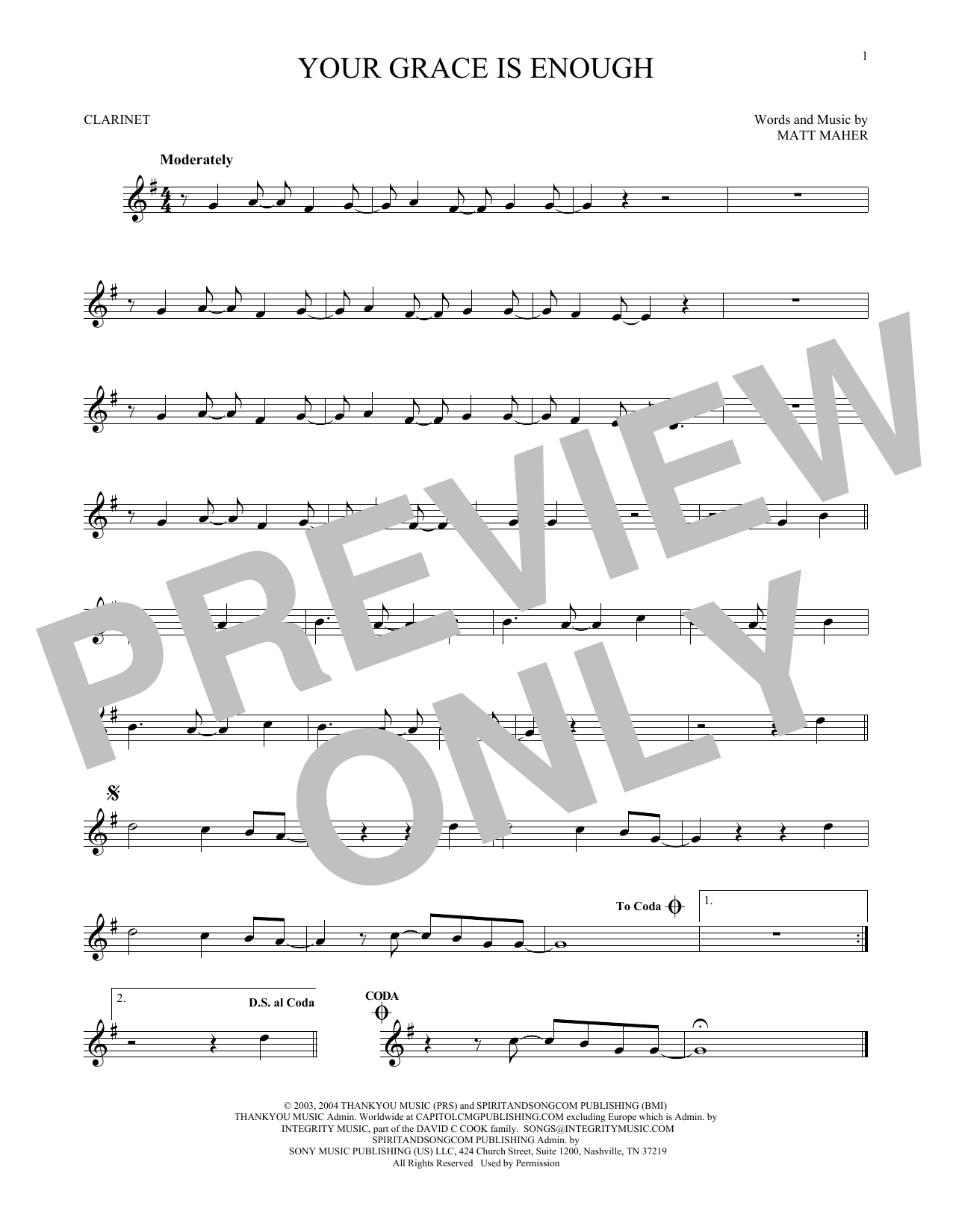 Product gallery: Page 1 of 1 Your Grace Is Enough, Chris Tomlin