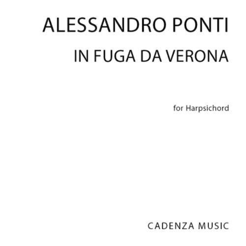 cover: In fuga da Verona, Alessandro Ponti, Klavier