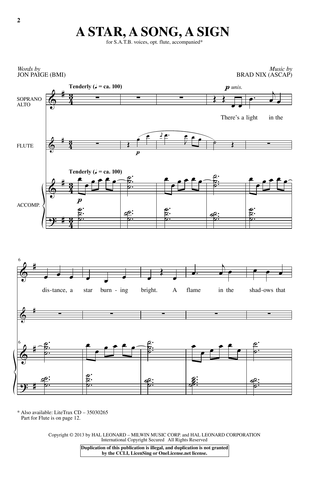 Produktbild zu: A Star, A Song, A Sign