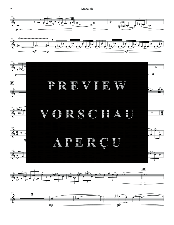 Produktgalerie: Seite 6 von 8 Monolith, , (Trompete in C und Backing Track)