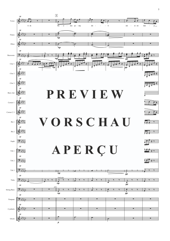 Produktgalerie: Seite 8 von 11 Lied an den Mond, , Sopran Solo und Concert Band