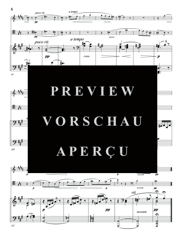 Produktgalerie: Seite 10 von 11 Four Pieces, , (Trio Klarinette, Fagott und Klavier)