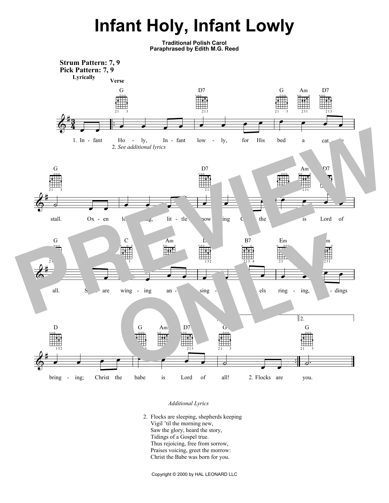Product gallery: Page 1 of 1 Infant Holy, Infant Lowly, Traditional Polish Carol