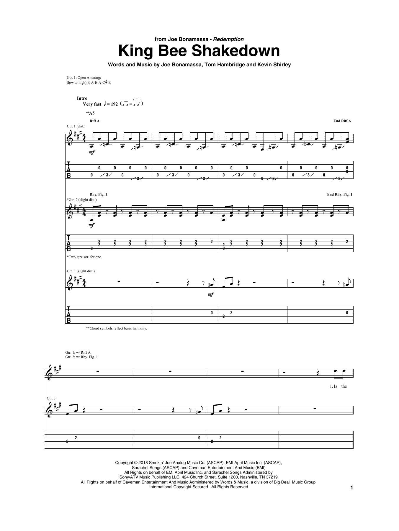 Produktbild zu: King Bee Shakedown