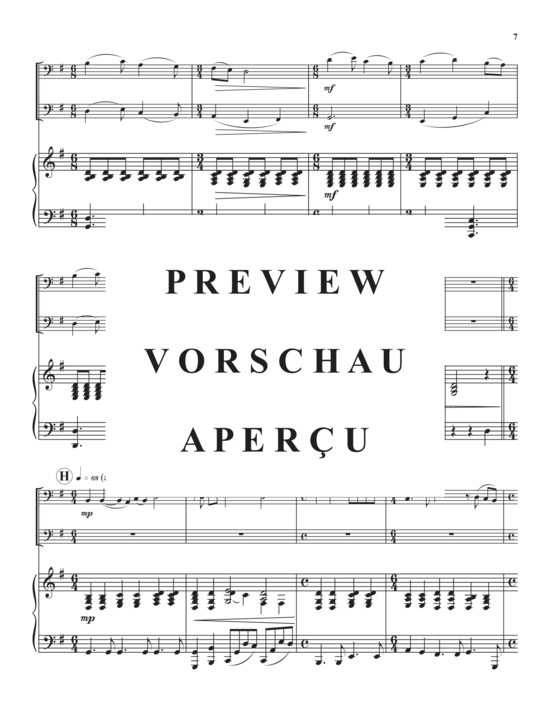 Product gallery: Page 9 of 21 Every Day an Alleluia , , (Trio for 2x tuba + piano)