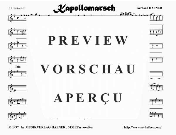 gallery: Kapellomarsch, , (large wind orchestra)
