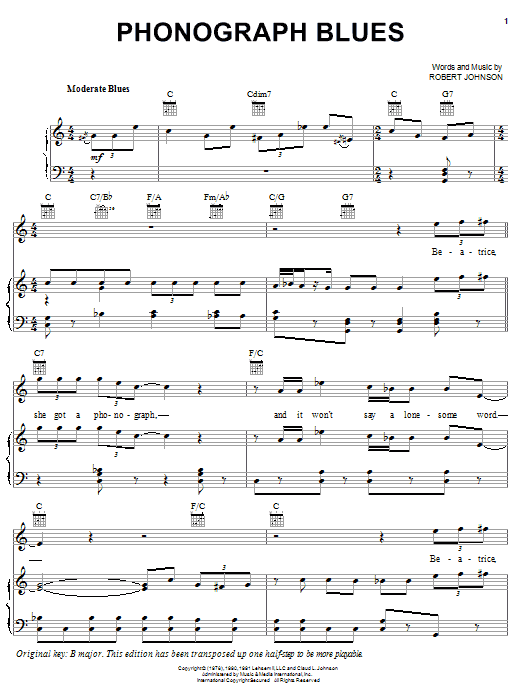 Produktbild zu: Phonograph Blues