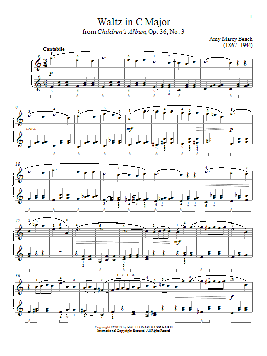 Product picture to: Waltz In C Major