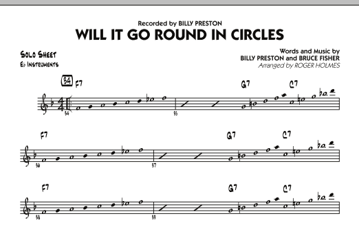 Produktgalerie: Seite 1 von 1 Will It Go Round in Circles? - Eb Solo Sheet, 