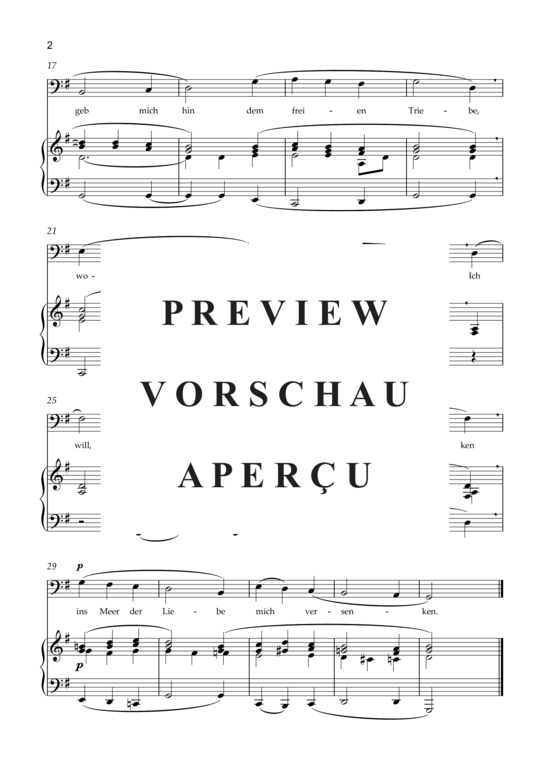 Product gallery: Page 3 of 7 Ich bete an die Macht der Liebe , , Low Voice and Piano