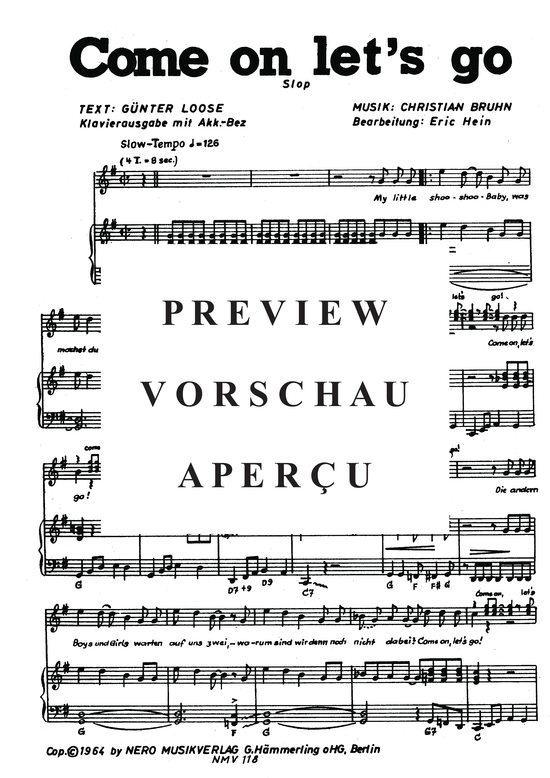 Produktgalerie: Seite 4 von 4 Come On Let's Go, Deutscher, 	Drafi, Klavier und Gesang