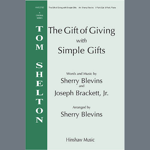 cover: The Gift Of Giving (with Simple Gifts), Sherry Blevins