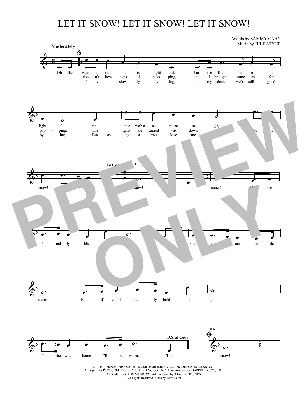 Product gallery: Page 1 of 1 Let It Snow! Let It Snow! Let It Snow!, Jule Styne