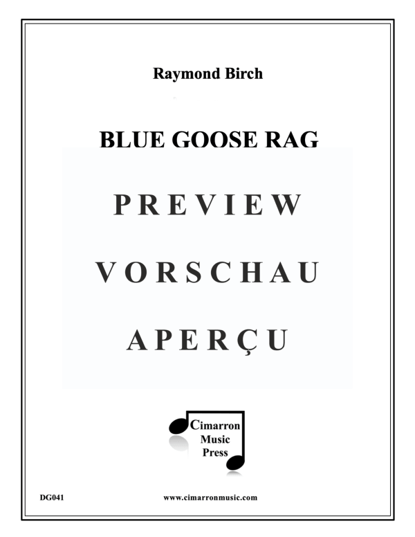 Produktgalerie: Seite 2 von 10 Blue Goose Rag, , Blechbläser Quartett