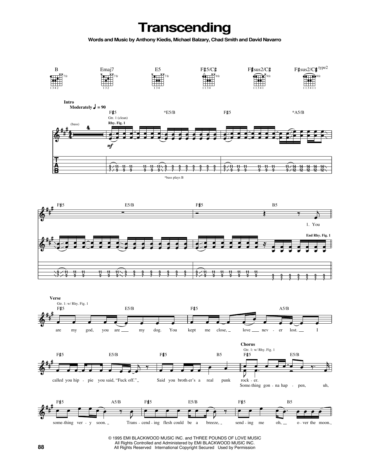 Product gallery: Page 1 of 1 Transcending, Red Hot Chili Peppers