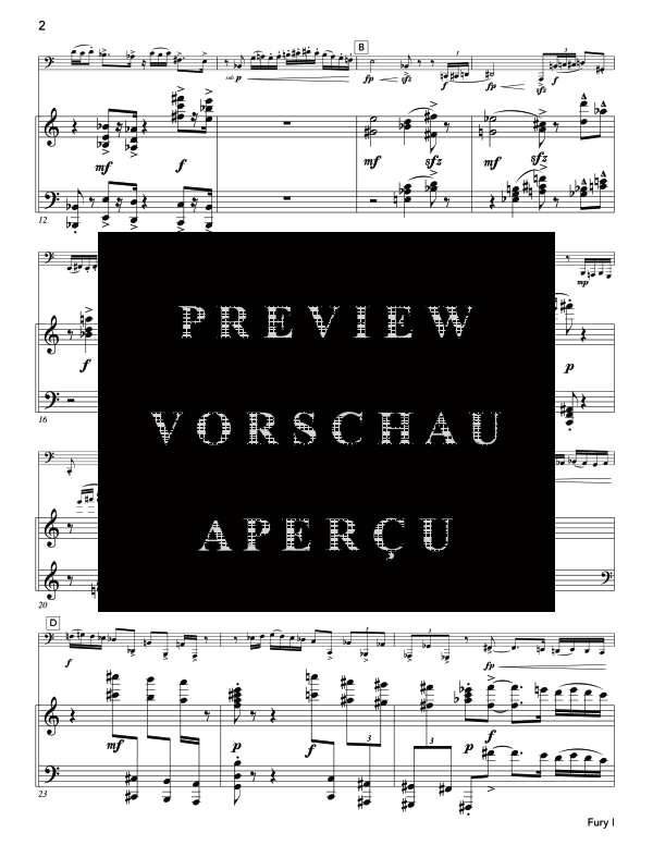 Produktgalerie: Seite 6 von 11 Concerto for Tuba: Three Furies, , (Tuba und Klavier)