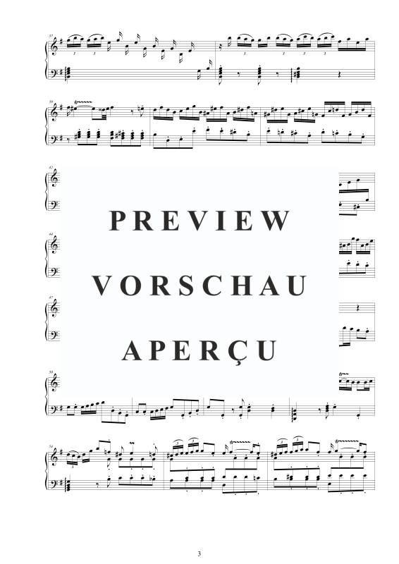 Produktgalerie: Seite 4 von 11 Cembalo Sonate Nr. 3 in G-Dur, Op.4, , Cembalo/Klavier Solo