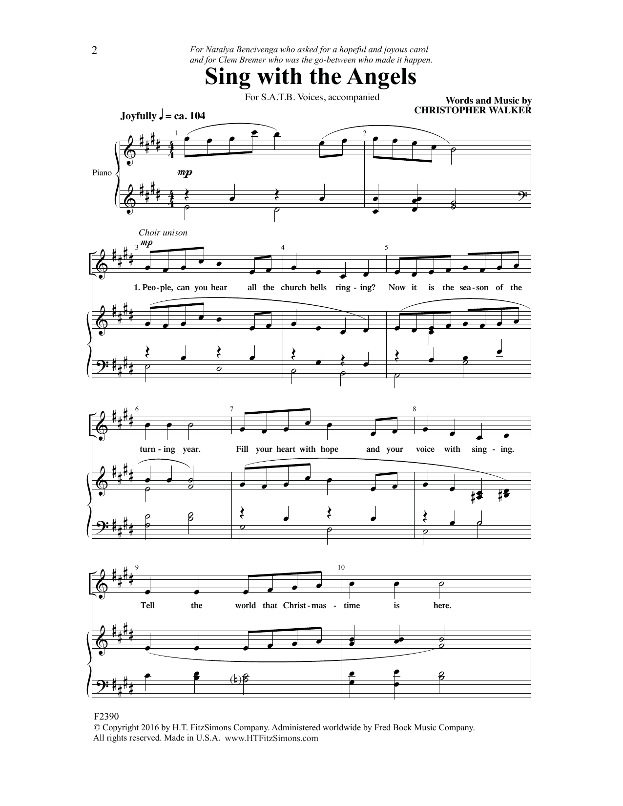 Produktbild zu: Sing with the Angels