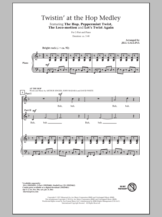 Produktgalerie: Seite 1 von 1 At The Hop, Jill Gallina, Chor