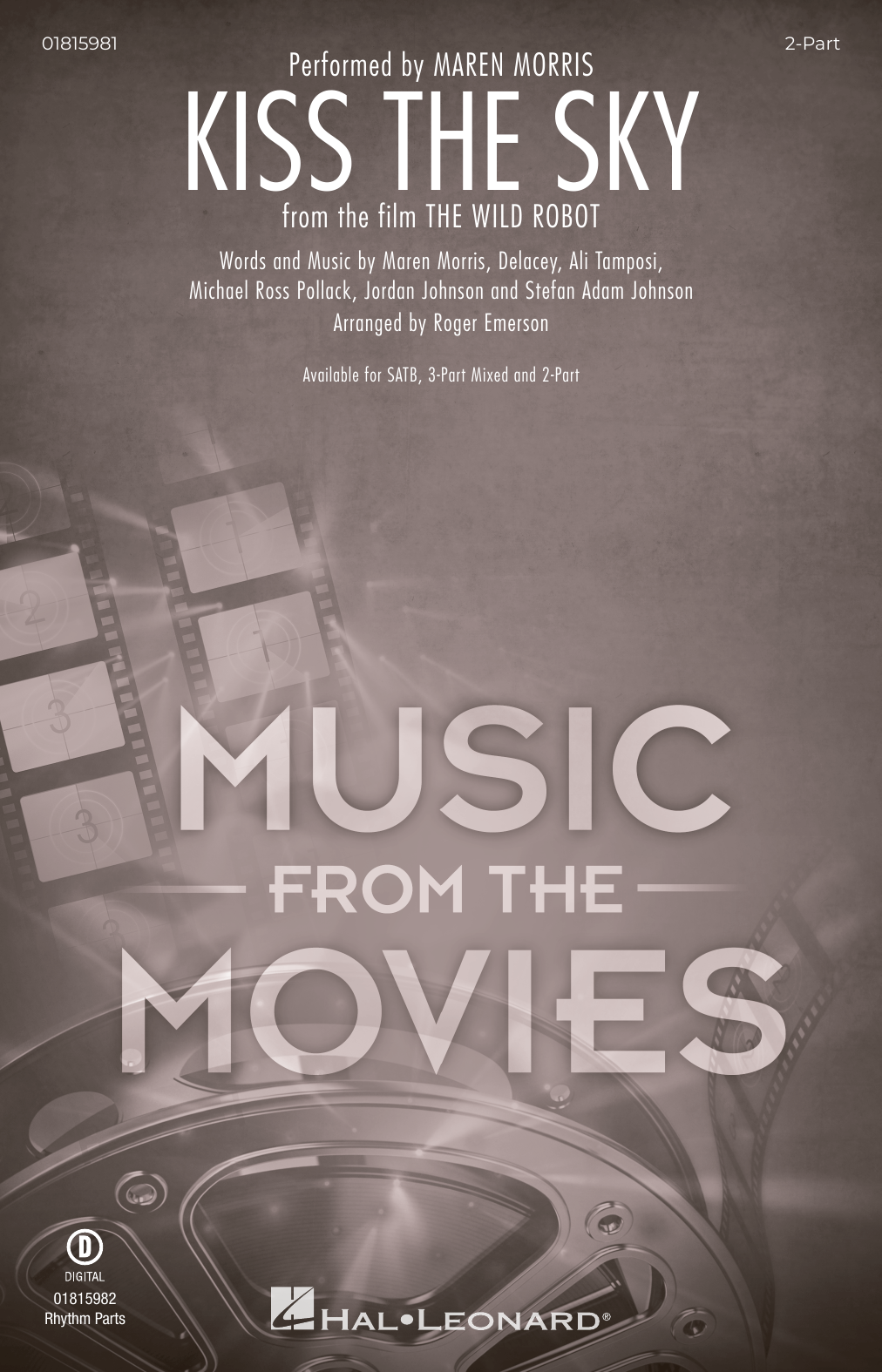Produktbild zu: Kiss The Sky (from The Wild Robot) (arr. Roger Emerson)