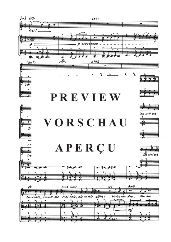 Product gallery: Page 7 of 21 6 Melodien aus dem Musical Casanova , , Piano and Voice