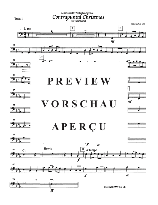 Product gallery: Page 11 of 12 Contrapuntal Christmas , , (Tuba Quartett EETT)