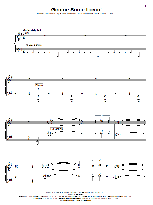 Produktbild zu: Gimme Some Lovin'