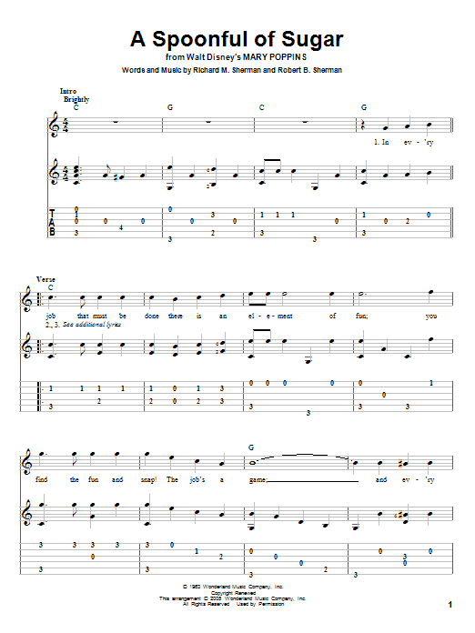 Produktbild zu: A Spoonful Of Sugar (from Mary Poppins)