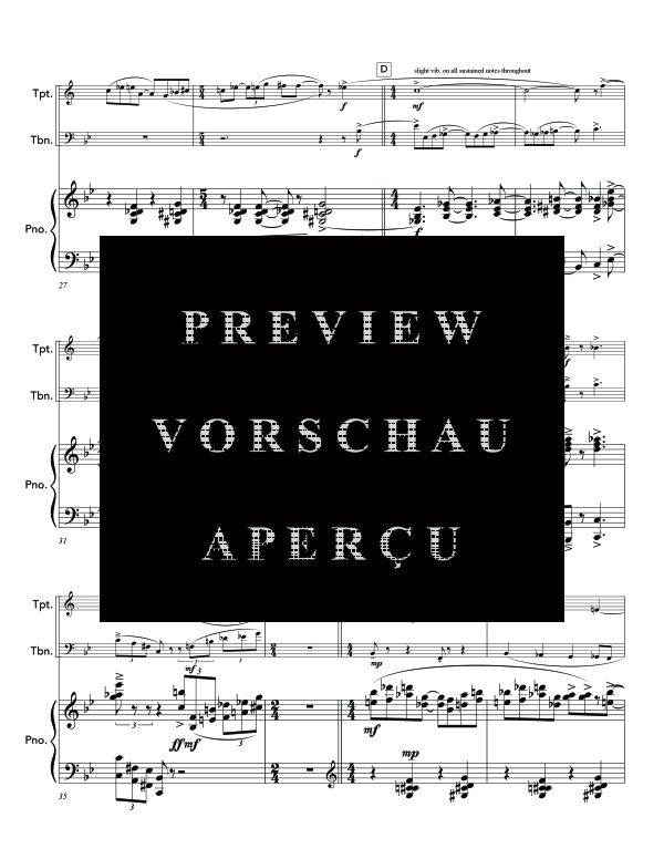 Produktgalerie: Seite 7 von 11 Gloria Gorda y Grande, , (Trio Posune, Trompete in Bb/Flügelhorn + Klavier)